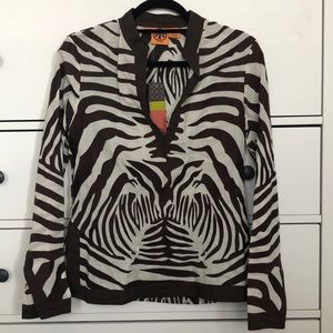 Tory Burch Zebra Stefani Tunic